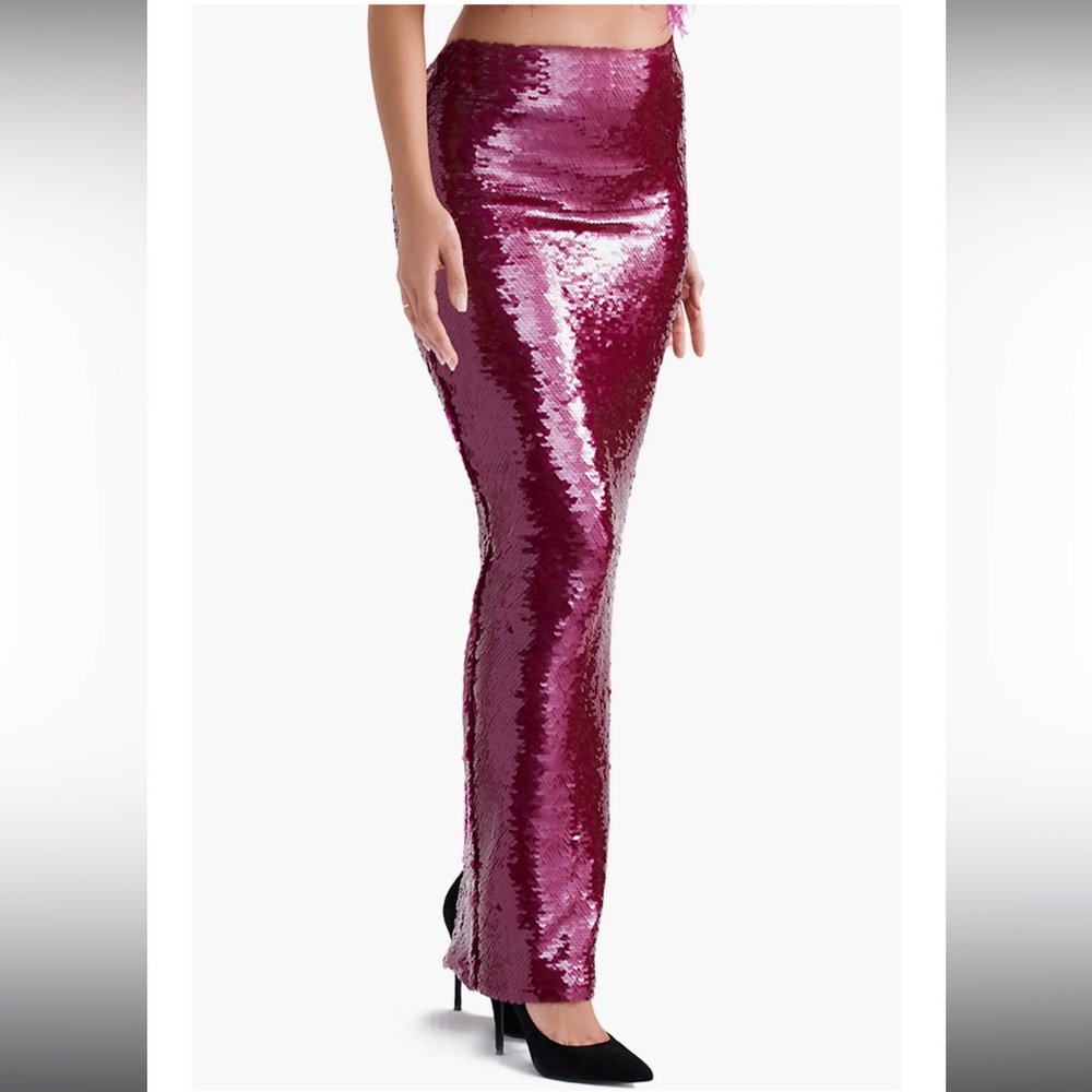Alexis Sequin Satin Maxi Skirt